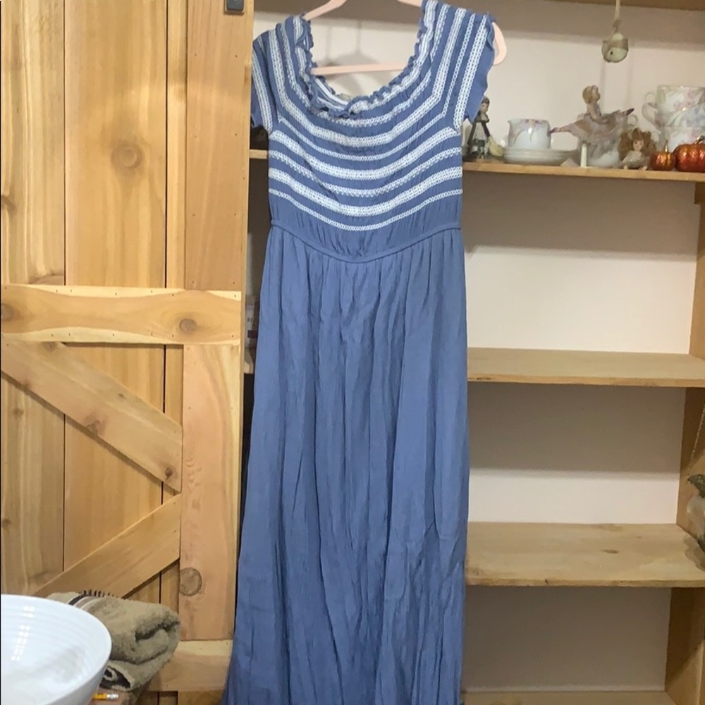 Chambray Maxi Dress